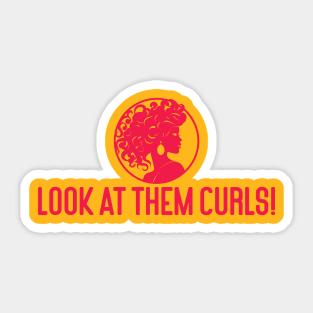 Look at them curls! Sticker